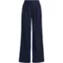 Women's Plus Size Brushed Flannel Mid Rise Wide Leg Trousers, alternative image
