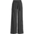 Women's Brushed Flannel Mid Rise Wide Leg Trousers, Front