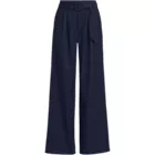 Women's Brushed Flannel Mid Rise Wide Leg Trousers