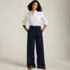 Women's Brushed Flannel Mid Rise Wide Leg Trousers, alternative image