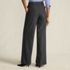 Women's Brushed Flannel Mid Rise Wide Leg Trousers, Back