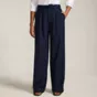 Women's Brushed Flannel Mid Rise Wide Leg Trousers
