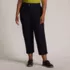 Women's Plus Size Ponte High Rise Straight Leg Crop Pants, Front