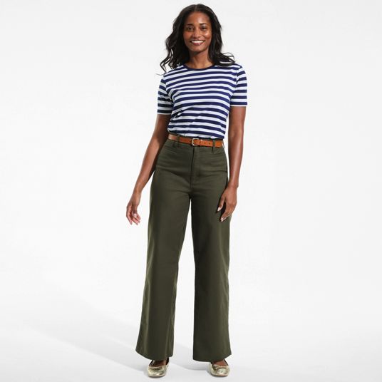 forest green dress pants womens Women's My Signature Look Pants, Green main image 0