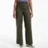Women's Stretch Canvas High Rise Wide Leg Pants, Front