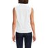 Women's Sleeveless No Iron Shirt with Lace Inset, Back