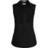 Women's Sleeveless No Iron Shirt with Lace Inset, Front