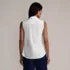 Women's Sleeveless No Iron Shirt with Lace Inset, Back