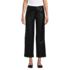 Women Faux Leather Mid Rise Relaxed Straight Leg Crop Pants, Front