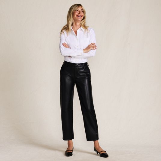 Women's Black Capri Pants | Lands' End