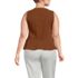 Women's Plus Size Sleeveless Starfish Peplum Top, Back