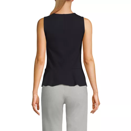 Women's Sleeveless Starfish Peplum Top, Back