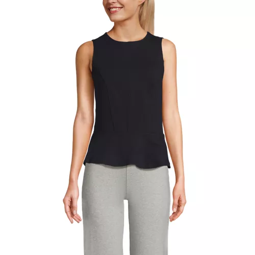 Women's Sleeveless Starfish Peplum Top, Front