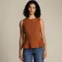 Women's Sleeveless Starfish Peplum Top, Front