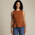 Women's Sleeveless Starfish Peplum Top