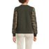 Women's Serious Sweats Lace Sleeve Sweatshirt, Back