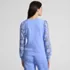 Women's Serious Sweats Lace Sleeve Sweatshirt, Back