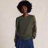 Women's Serious Sweats Lace Sleeve Sweatshirt, Front