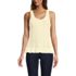 Women's Cotton Boucle Ruffle Hem Sleeveless Sweater, Front