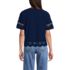 Women's Short Sleeve Slub Jersey Cutwork T-Shirt, Back
