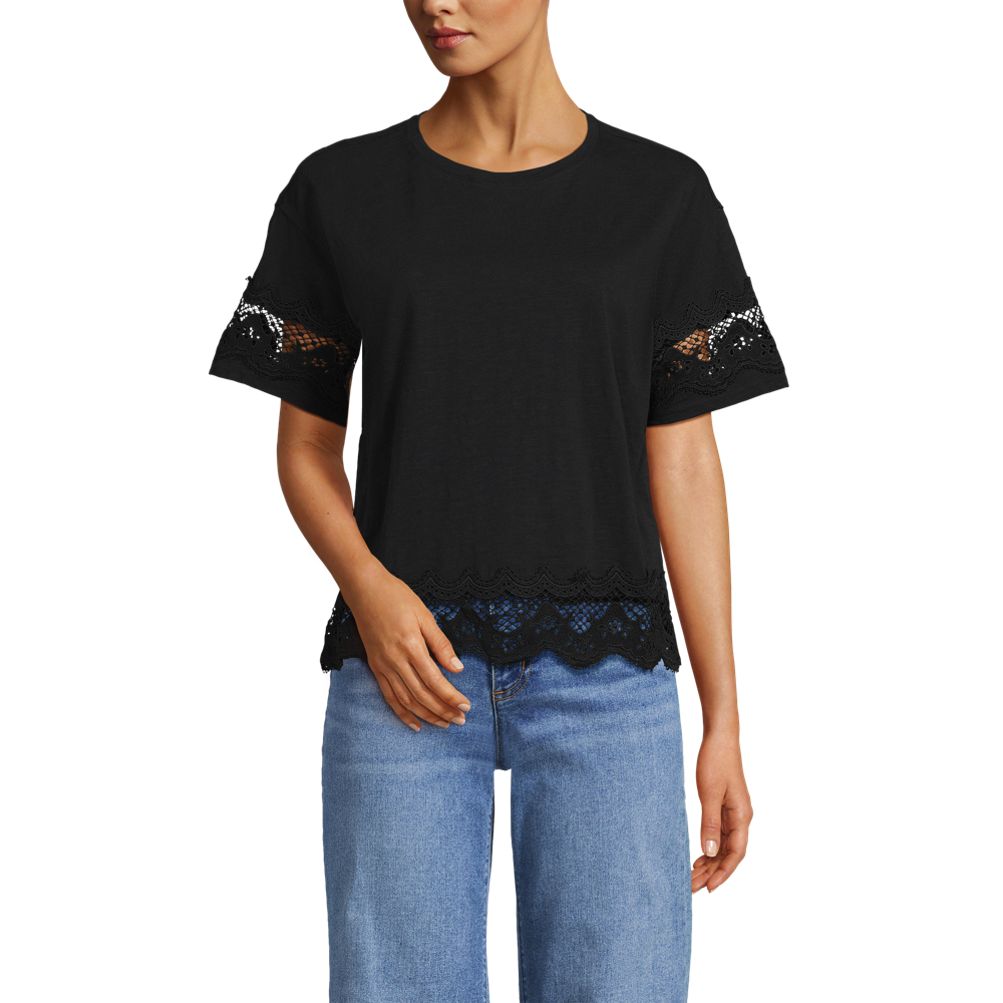 ★LMOOD★ W Jane Slub Unik Half Sleeve T-Shirt Black Jet Black Slub T-Shirt | REPRESENT