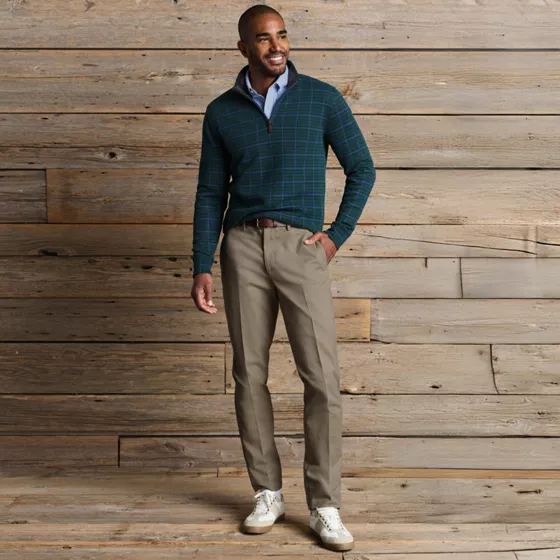 Men's Tall No Iron Tailored Chino Pant - primary