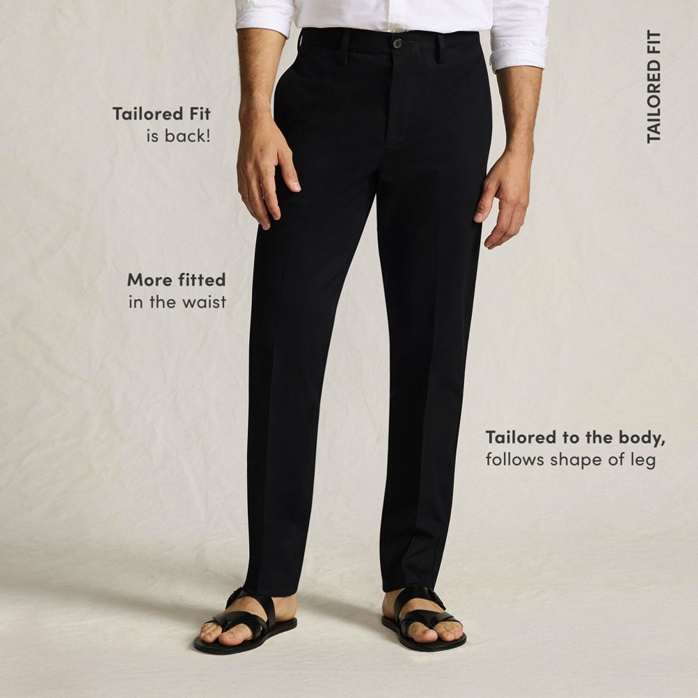 Men's No Iron Tailored Chino Pant | Lands' End