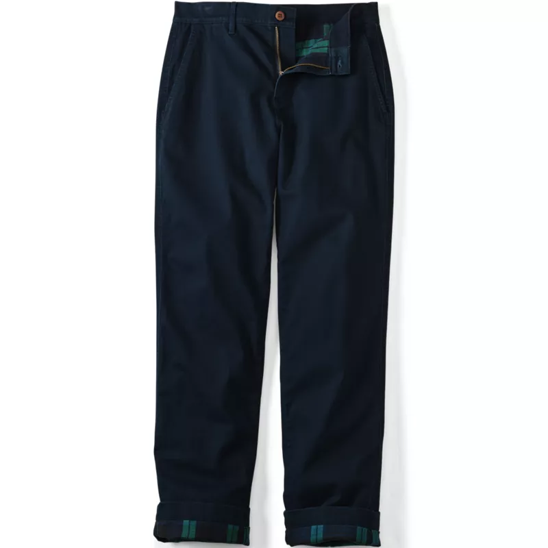 Men's Knockabout Comfort Waist Easy Classic Fit Flannel Lined Chino Pant, alternative image