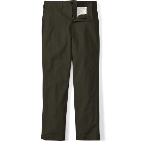 slim fit dress slacks Men's Slim-Fit Stretch Olive Green Dress Pants