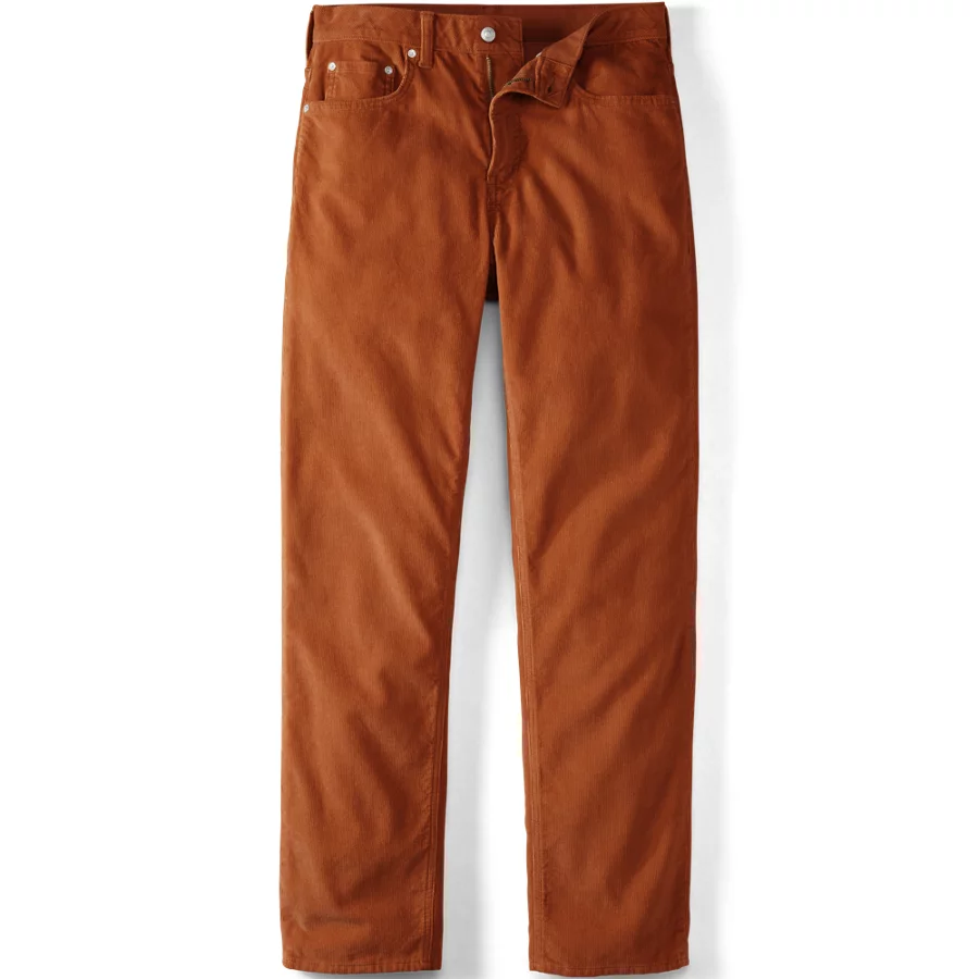 Men's Corduroy Comfort Waist Easy Classic Fit 5 Pocket Pant view 4