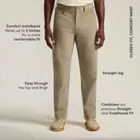 Men's Corduroy Comfort Waist Classic Fit 5 Pocket Pant