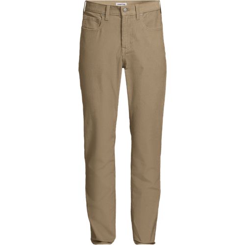 Slim Fit Corduroy Trousers, Men, size: 33 28, regular, Misc, Spandex/Cotton-blend, by Lands' End