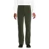 Men's Corduroy Comfort Waist Classic Fit Pleated Front Pant, Front
