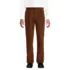 Men's Corduroy Comfort Waist Classic Fit Pleated Front Pant, Front