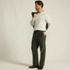 Men's Corduroy Comfort Waist Classic Fit Pleated Front Pant, alternative image