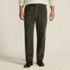 Men's Corduroy Comfort Waist Classic Fit Pleated Front Pant, Front