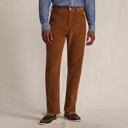  Lands' End Classic Fit Cordhose, Herren, Größe:44 76 Regular, Orange, Elasthan/baumwoll-mischung, By Lands' End 