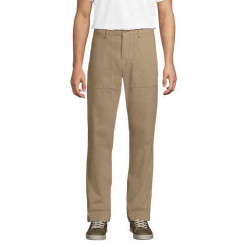  Lands' End Twill-hose Mit Stretch, Herren, Größe:44 71 Regular, Braun, Elasthan/baumwoll-mischung, By Lands' End 