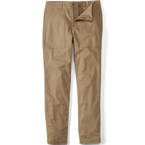  Lands' End Twill-hose Mit Stretch, Herren, Größe:44 71 Regular, Braun, Elasthan/baumwoll-mischung, By Lands' End 