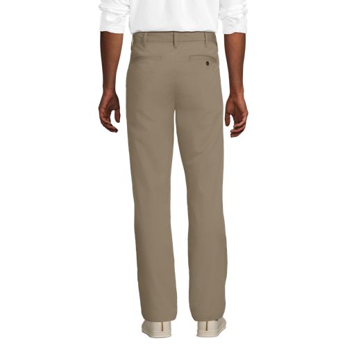 Lands' End Classic Fit Chinohose Travel, Herren, Größe:44 76 Regular, Beige, Baumwoll-mischung/polyester-mischung, By Lands' End 