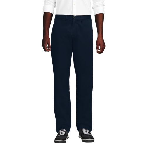  Lands' End Classic Fit Chinohose Travel, Herren, Größe:44 76 Regular, Blau, Baumwoll-mischung/polyester-mischung, By Lands' End 