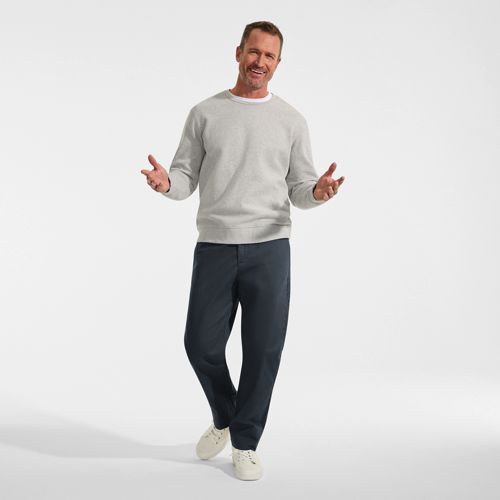  Lands' End Classic Fit Chinohose Travel, Herren, Größe:46 71 Regular, Grau, Baumwoll-mischung/polyester-mischung, By Lands' End 