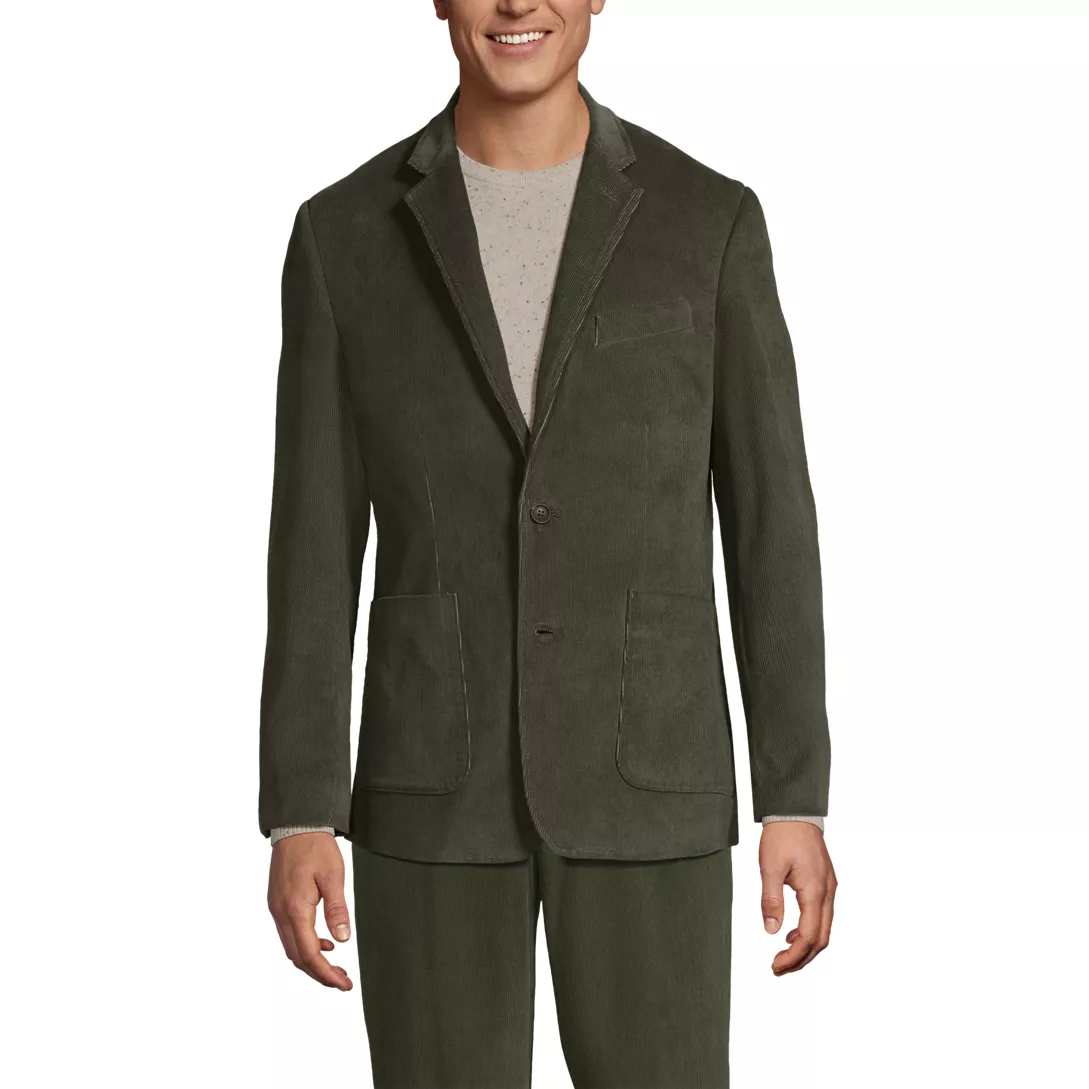 Men's Traditional Fit Corduroy Blazer