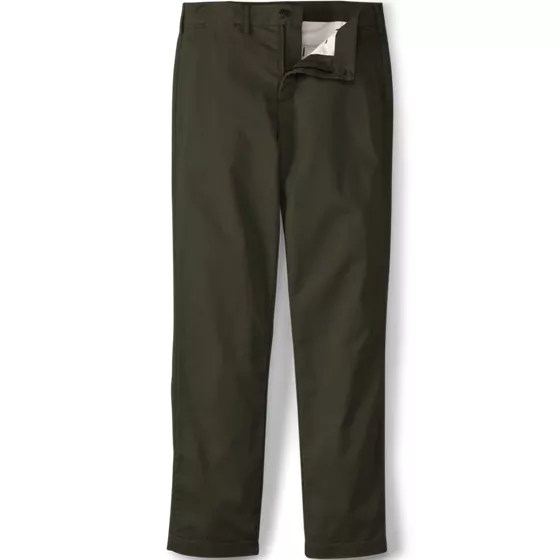 Men's Travel Kit Comfort Waist Easy Classic Fit Chino Pant - primary