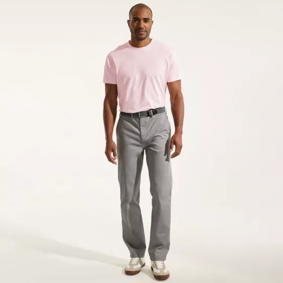 Men's Travel Kit Comfort Waist Easy Classic Fit Chino Pant - primary