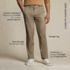 Men's Travel Kit Comfort Waist Classic Fit Chino Pant, alternative image