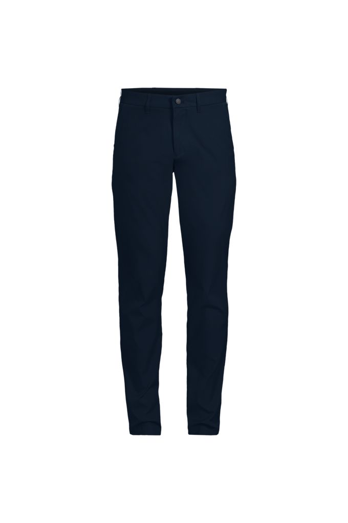 Men's Slim Fit Performance Pant - Lands' End - Blue - 30 30