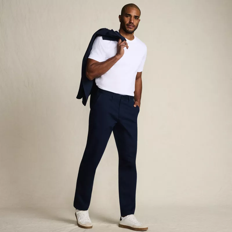 Men's Travel Kit Comfort Waist Athletic Fit Chino Pant, alternative image
