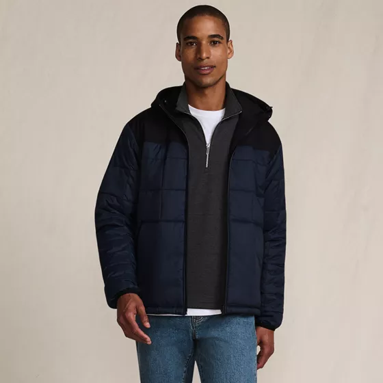 Men's Weatherproof Reversible Hooded Jacket - primary