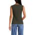 Women's Sleeveless Pointelle Rib Boat Neck Tank, Back